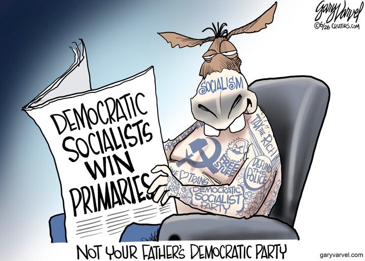 Best political cartoons: Not your father’s Democratic Party Best political cartoons Not your fathers Democratic Party