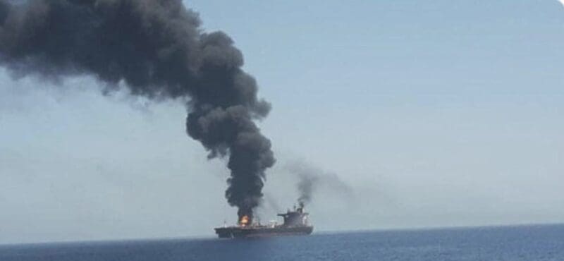 Iran’s Shipping War Intensifies: Oil Tanker Hit Days After Cargo Ship Attack Irans Shipping War Intensifies Oil Tanker Hit Days After Cargo Ship Attack