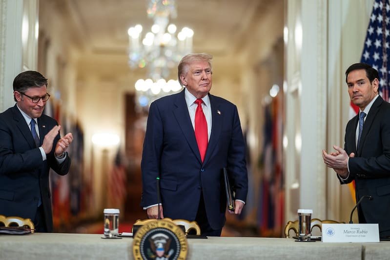 Trump Gives Reflecting Pool Update After Vandal Attacks 09 c