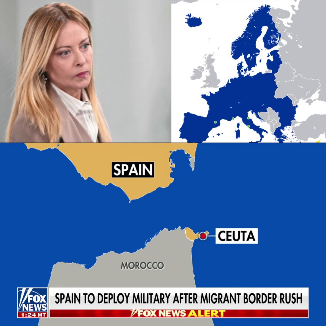 Italian PM Meloni is pushing to CLOSE Europe’s free travel zone off to Spain — the Schengen Area — after hordes of Moroccans invade Spain… 0CURSq0EhJkASD7D