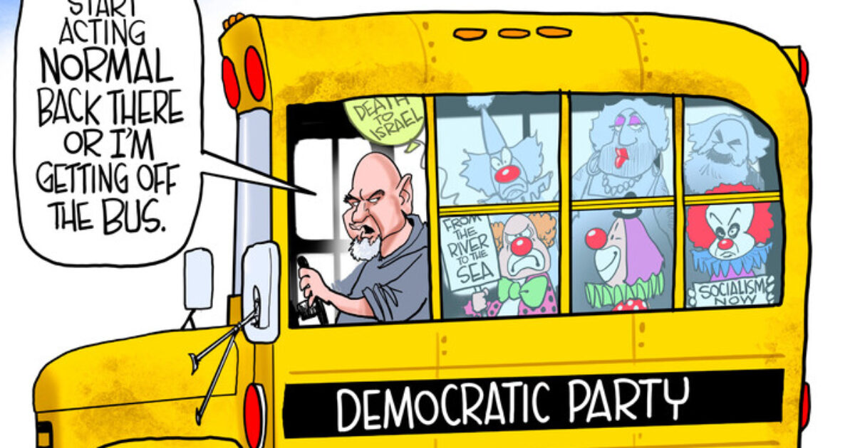 Best political cartoons: Start acting normal back there or I’m getting off the bus. 1 19 1200x630 1