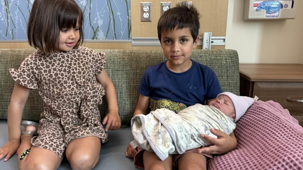 Trump reveals first photo of JD Vance's 'perfect baby boy' 110133927 0 image a 9 1784546746176 2