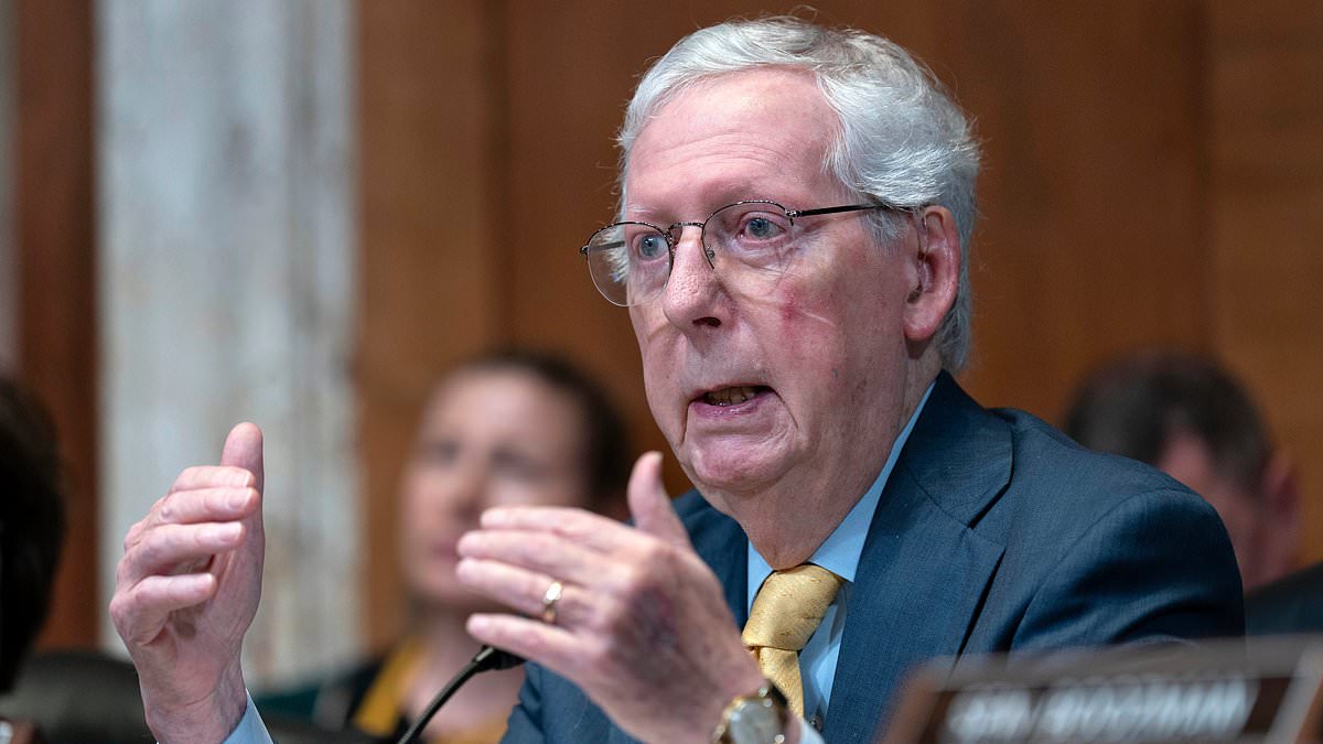 Grinning Mitch McConnell, 84, poses in new 'proof of life' photo with wife Elaine... but still not a single word in 44 days 110278807 0 image m 18 1785169975211 2