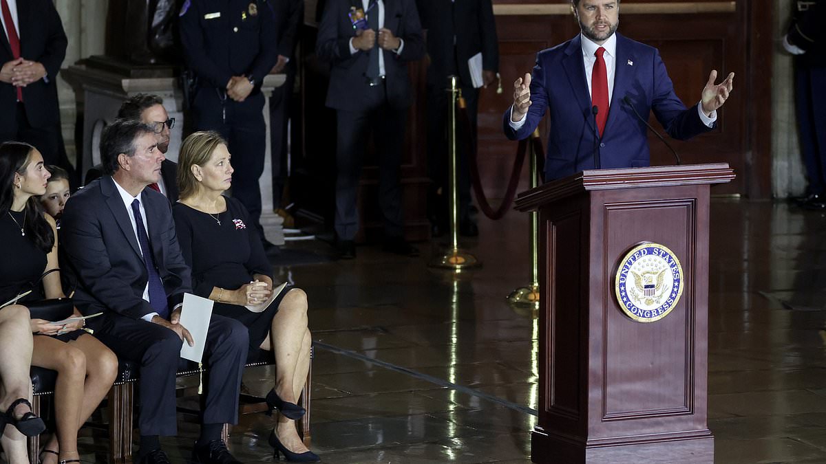 Teary-eyed lawmakers give Lindsey Graham somber final salute at the Capitol... as JD Vance lightens mood with jest 110299167 0 image a 11 1785250137648 2