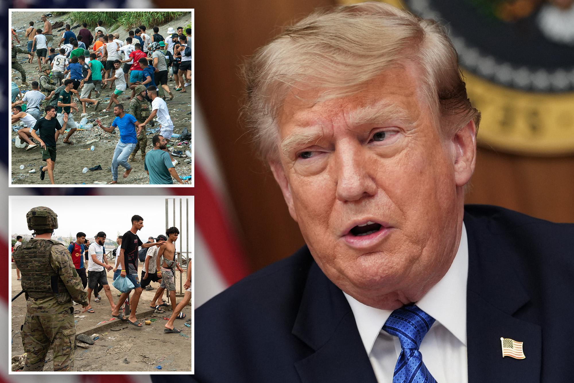 Trump warns migrant ‘catastrophe’ in Spain would look ‘small time’ if Dems regain power 136101693