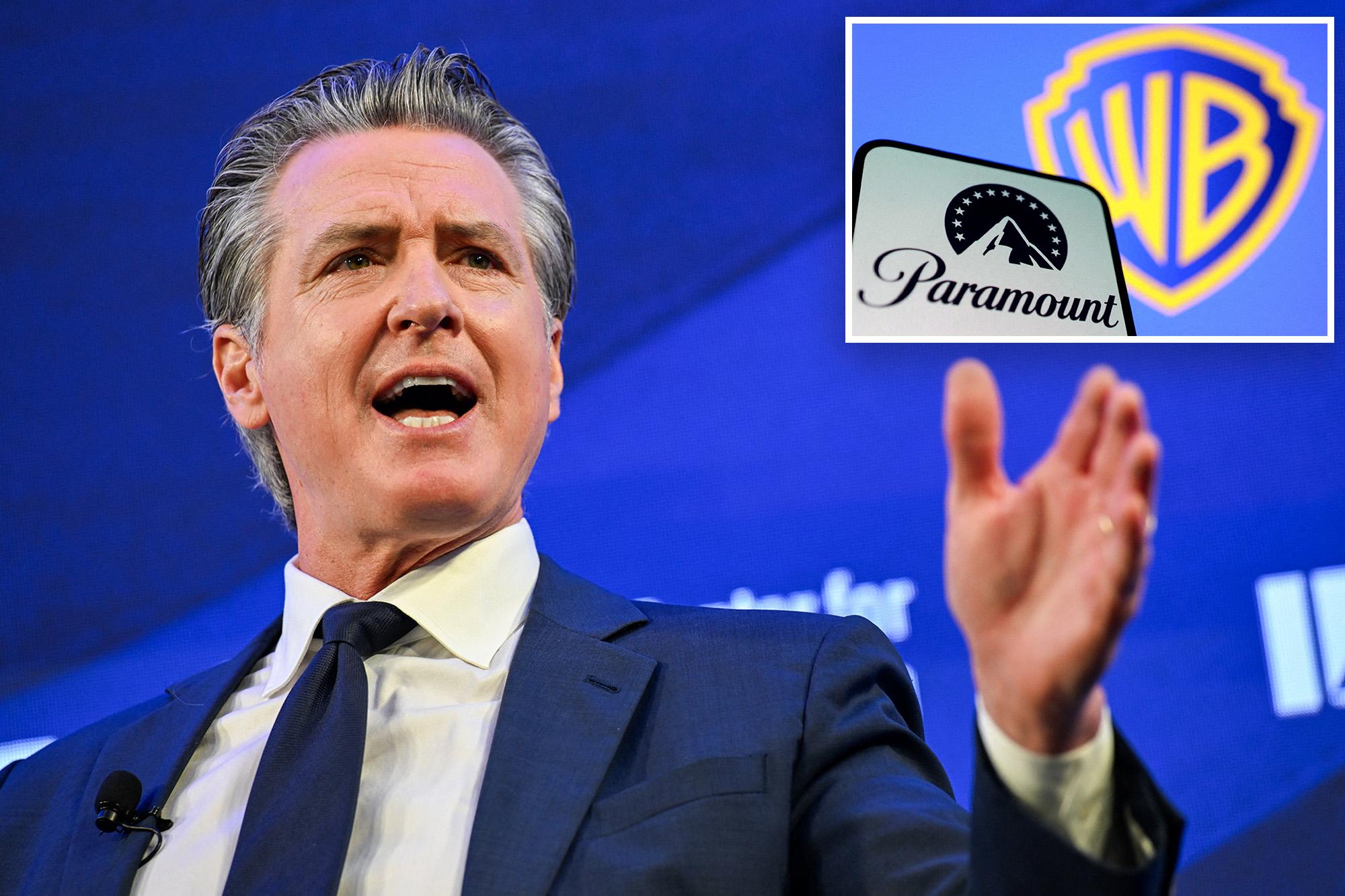Calif. Gov. Gavin Newsom’s office urges AG Bonta to settle Paramount lawsuit out of court 136105606