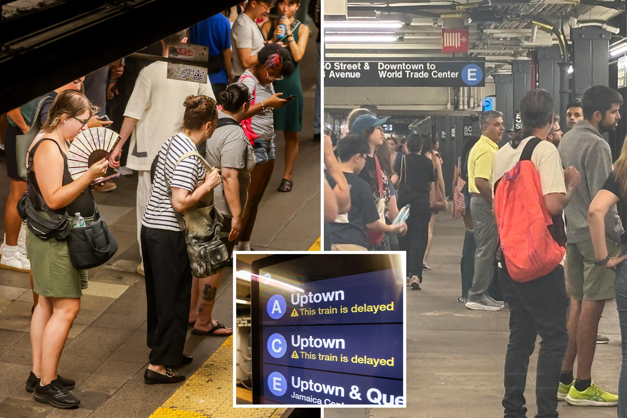 Subway delays worsen as MTA touts solutions in 2050 — these are the worst lines 136112312
