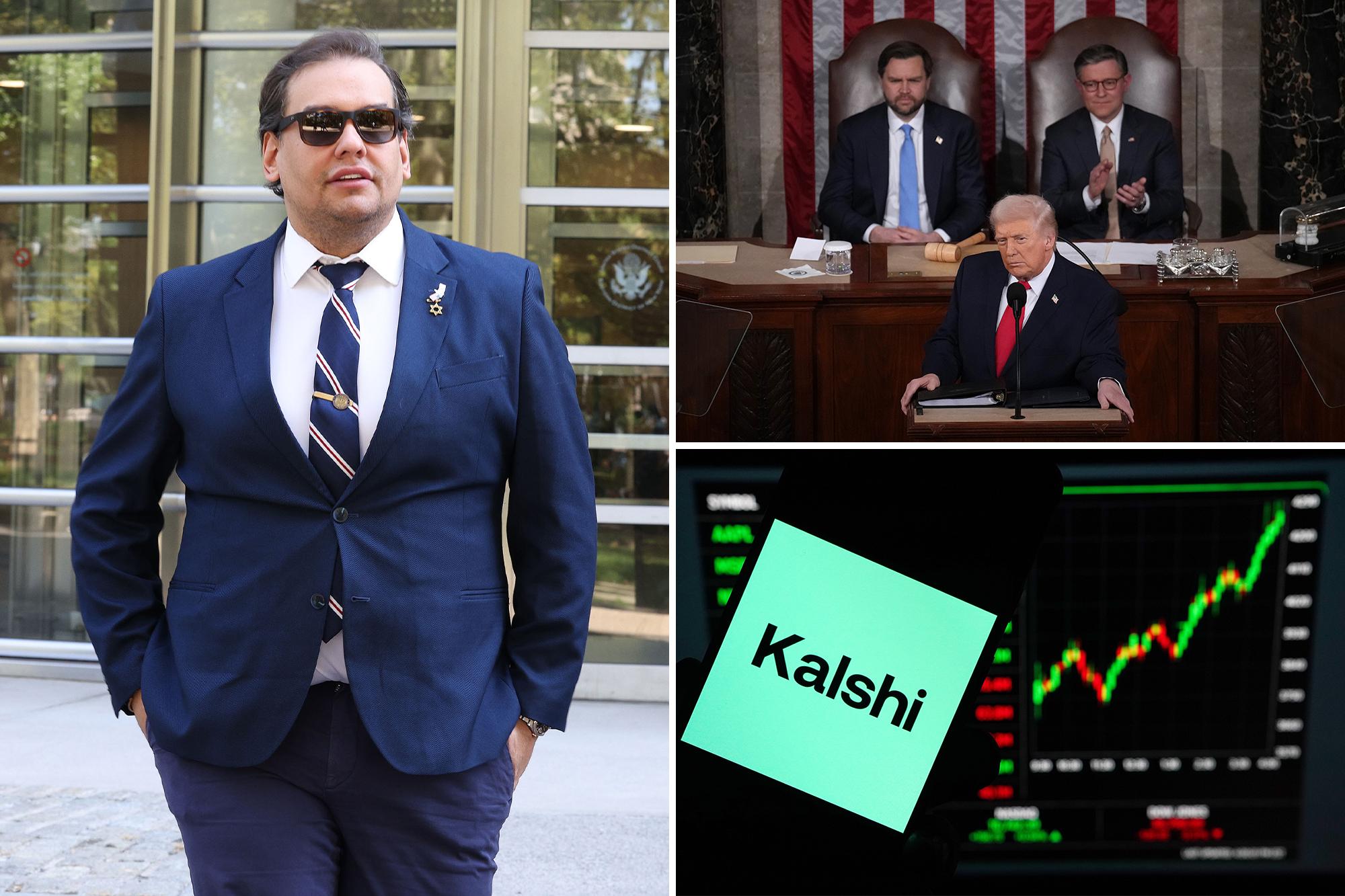 Disgraced ex-Rep. George Santos settles probe into his State of the Union Kalshi bets for $35,000  136131707