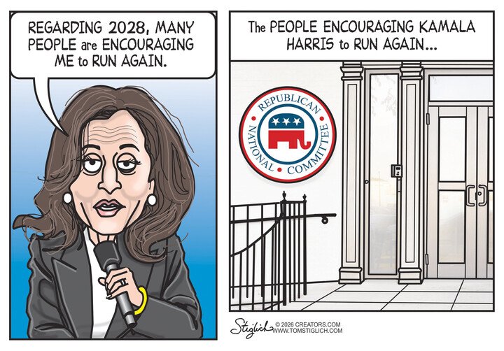 Best political cartoons of the week: Kamala 2028? Best political cartoons of the week Kamala 2028