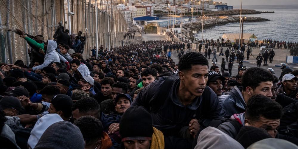 Spain mobilizes military to restore order… Ceuta