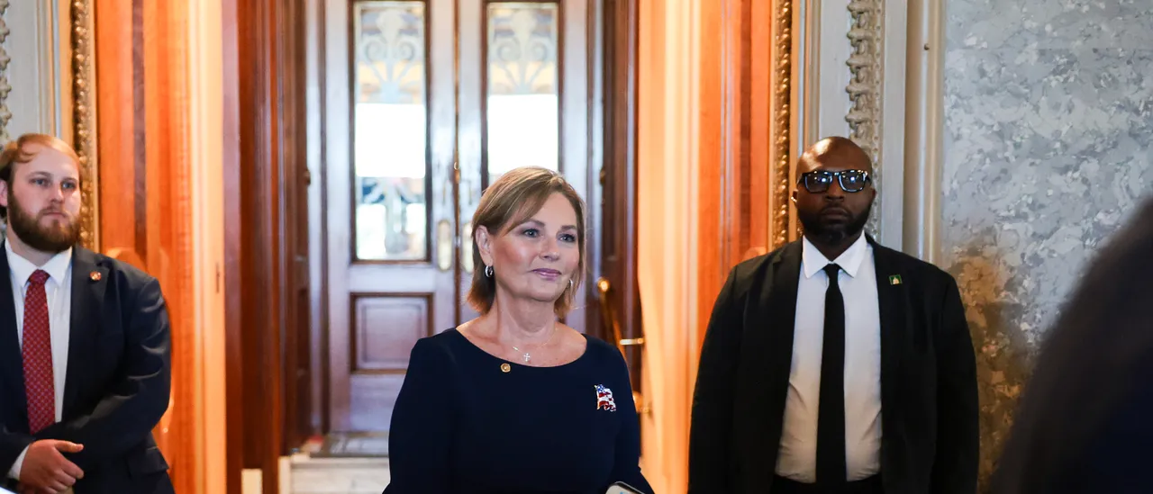 Darline Graham Bucks John Thune, Says She’ll Stay In Town Until SAVE America Act Passes GettyImages 2286954413