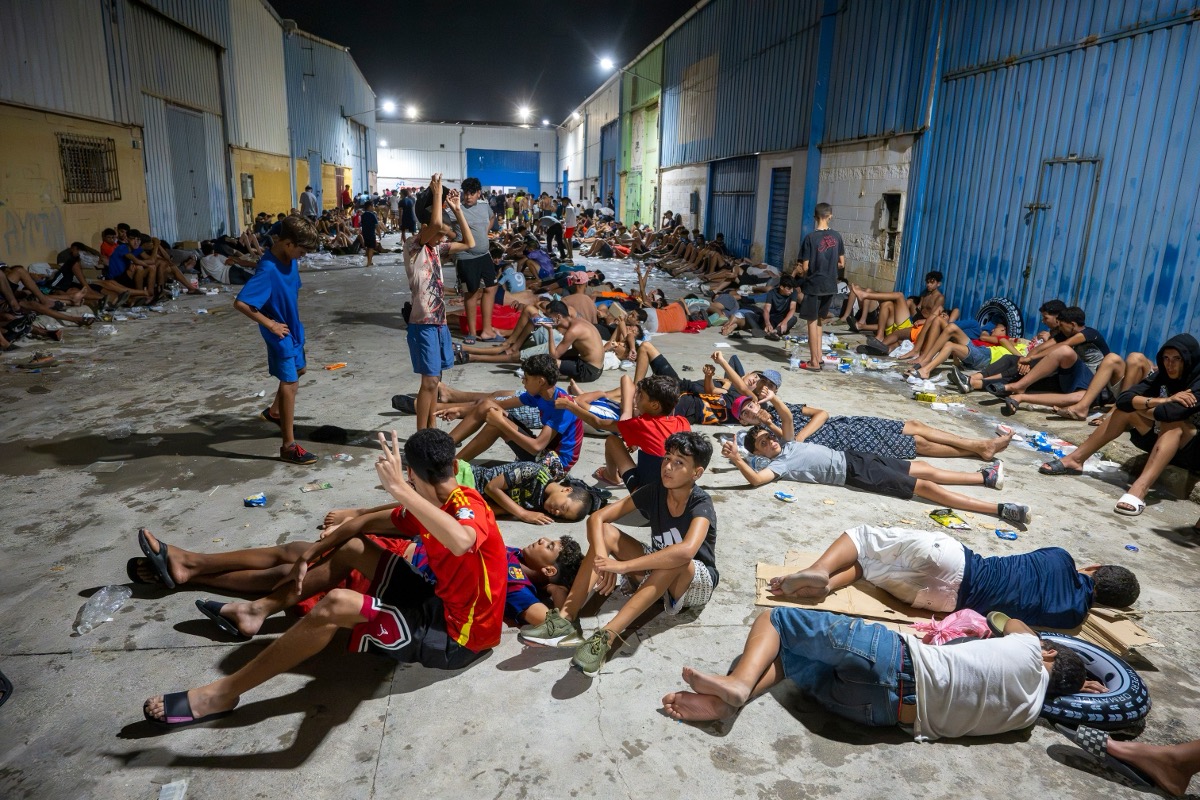 Moroccan Invasion of Ceuta Wanes, but Enclave Trashed, Residents Terrified Moroccan migrants in Ceuta 073126 AP