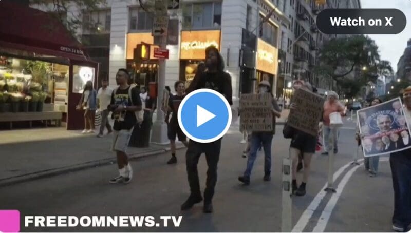 New York City: Leftist Protestors Scream ‘Death to the USA’ New York City Leftist Protestors Scream ‘Death to the USA