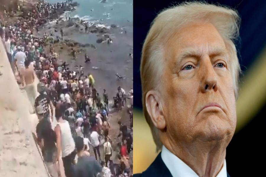 Trump Responds After Thousands Of African Migrants Overrun Spanish Border Spain Invasion