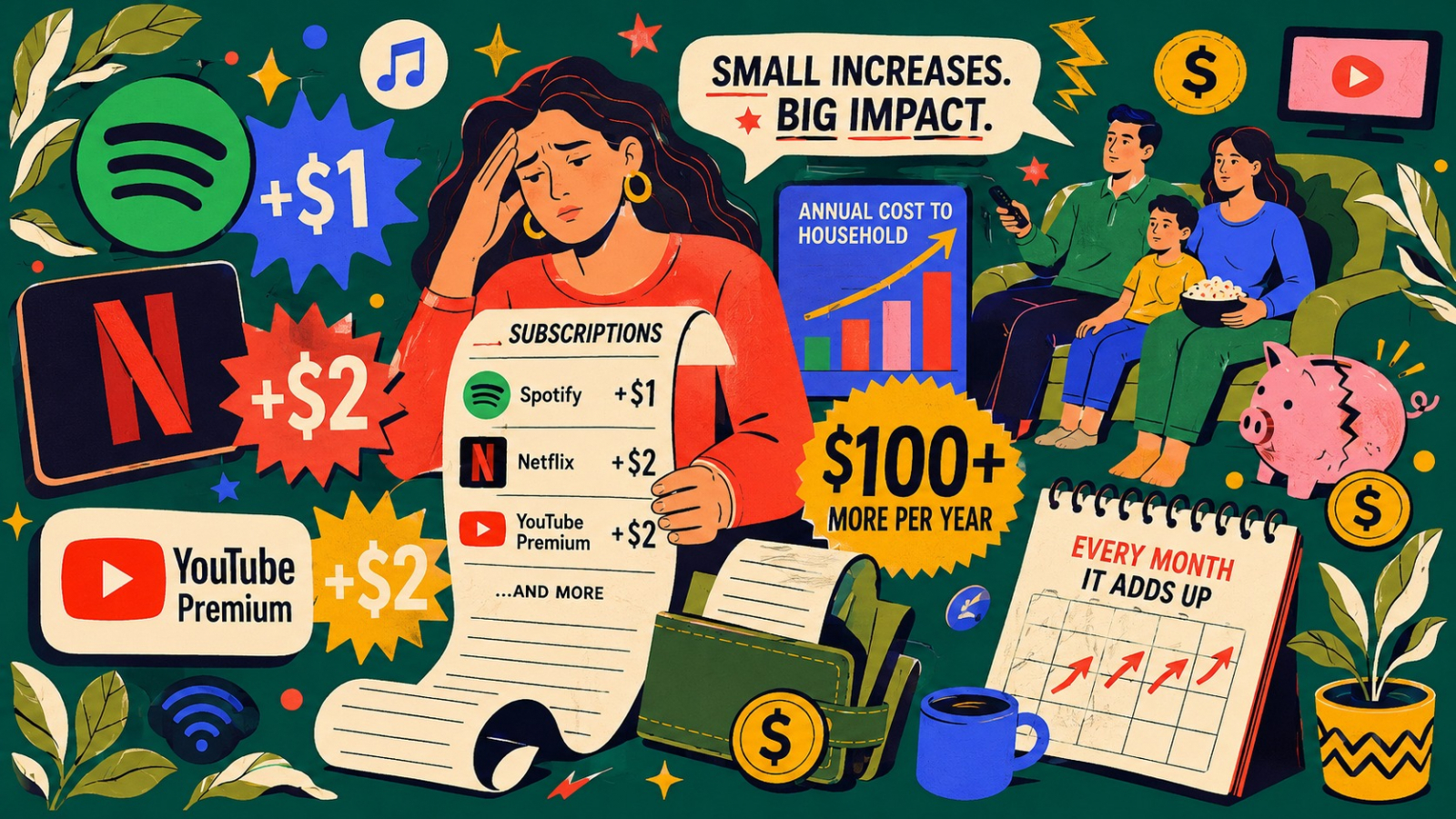 Spotify, Netflix and YouTube Premium Get More Expensive; Is Streaming Becoming Your Second Utility Bill? Spotify Netflix and YouTube Premium Get More Expensive Is Streaming Becoming Your Second Utility Bill