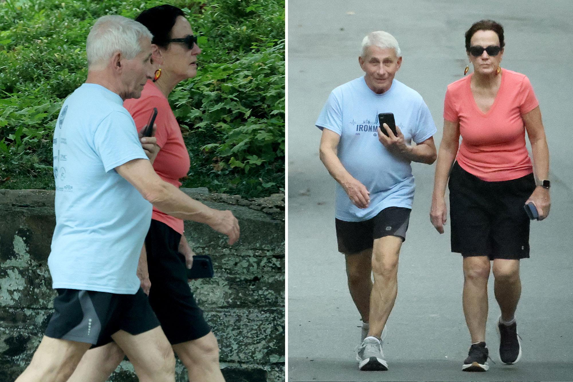Angry Fauci fires off an F-bomb during walk with wife hours after Senate grilling   auci comp 135934531