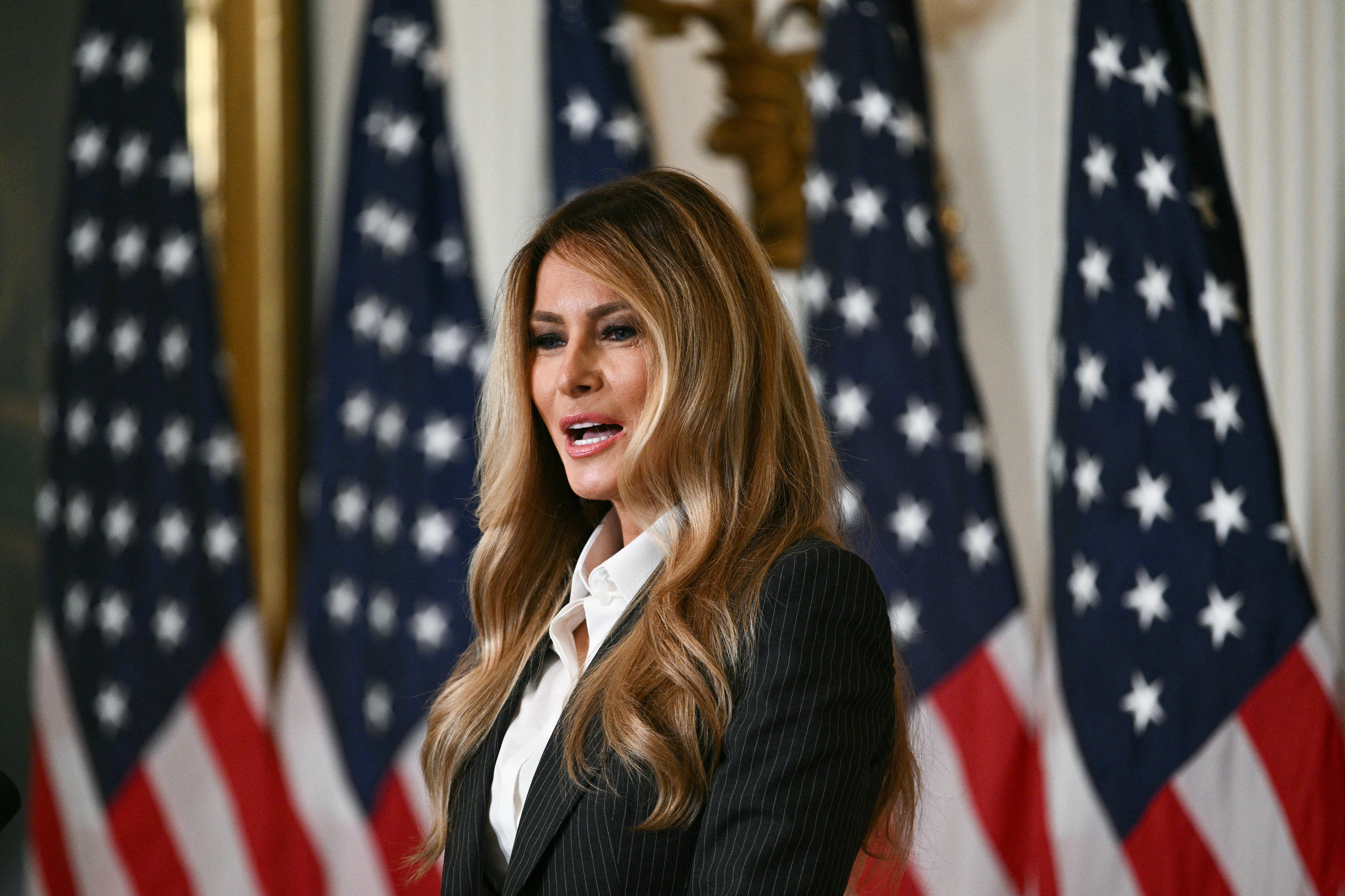 Five more Ukrainian, Russian kids reunited with their families, Melania Trump says crop 40130042