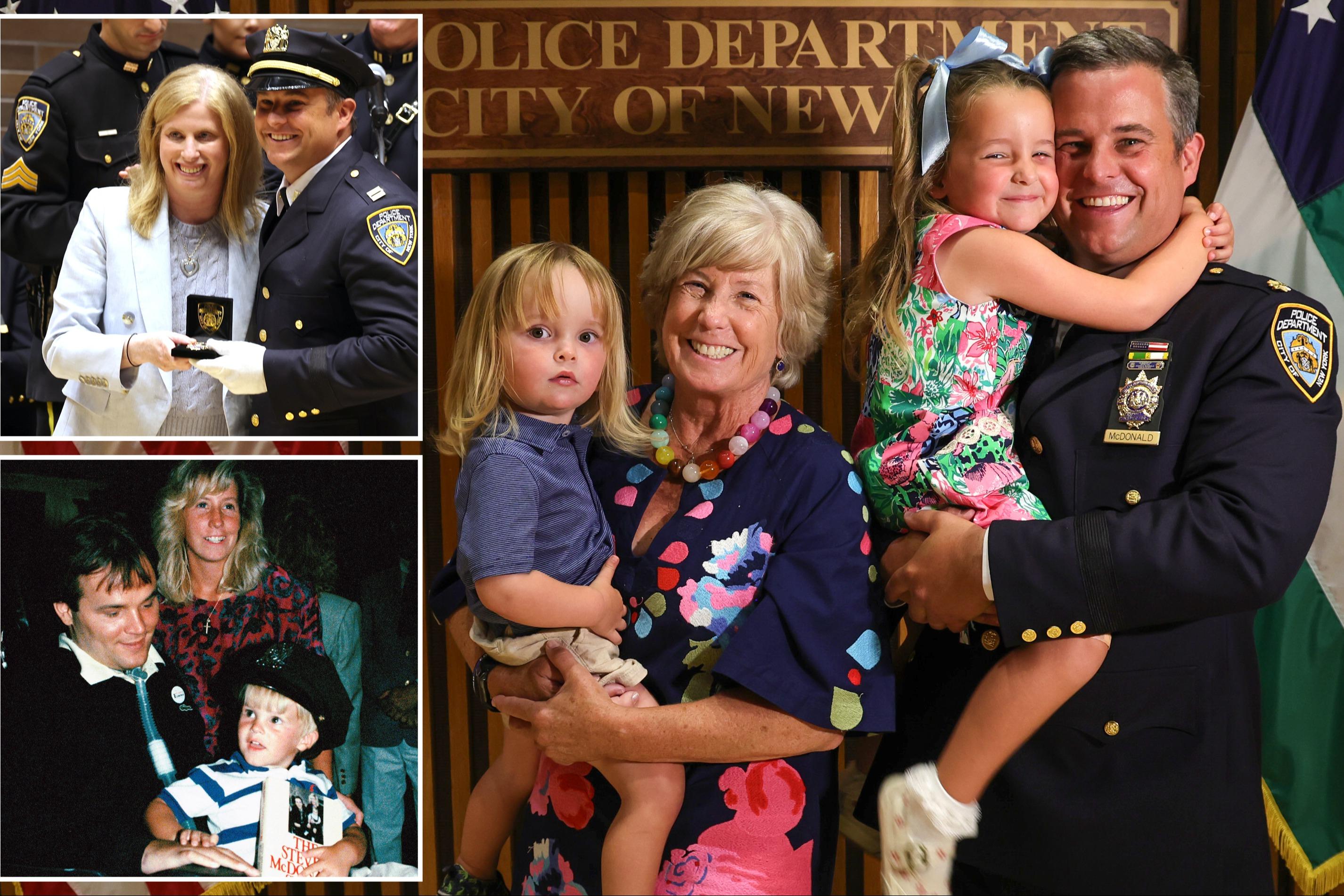 Son of fallen hero Det. Steven McDonald promoted high-ranking role in NYPD: ‘Bittersweet’ crop 40146298