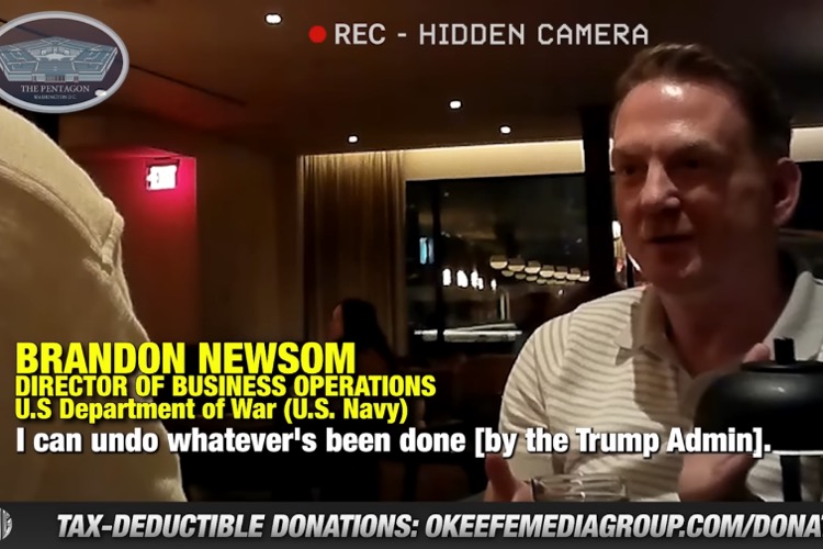 Pentagon Business Chief on Leave After Confessing He Is Undermining Trump, Hegseth newsom 5