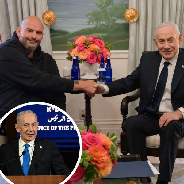 Fetterman says he’s ‘proud’ to be ‘conscience of the Democratic Party’ on Israel during Netanyahu meeting newspress collage vztcc23t0 1785427411955