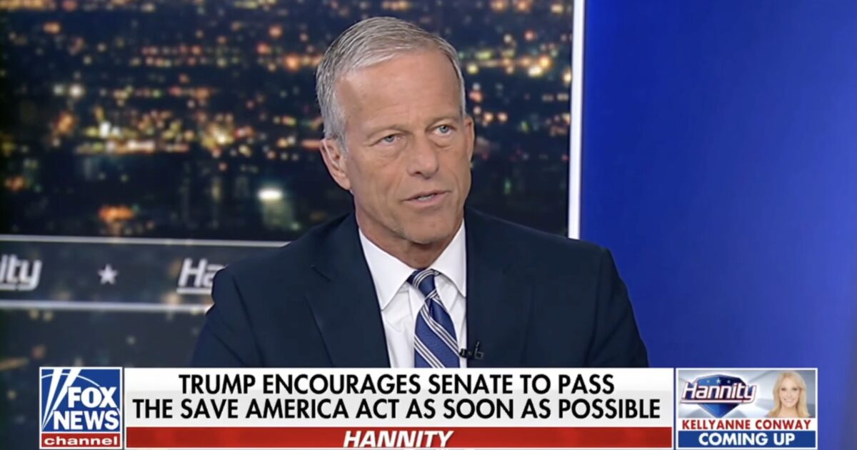 RINO John Thune Reveals at Least 15 Republican Senators Are a Hard “NO” on Nuking Filibuster to Pass SAVE America Act screenshot 2026 07 29 at 11234am 1200x630 1