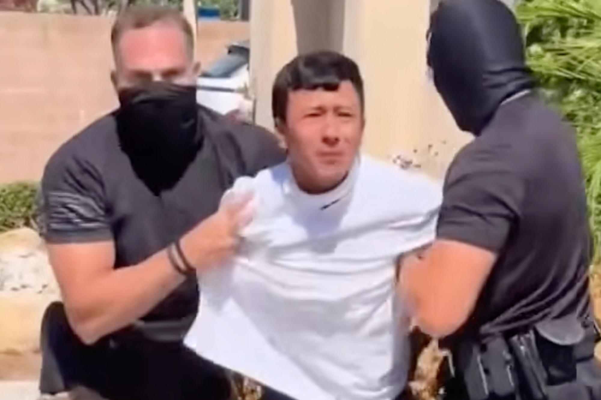 Screaming young man nabbed by ICE in wild arrest video has shameful criminal history single
