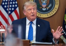 Did Trump announce an end to property taxes for senior citizens?