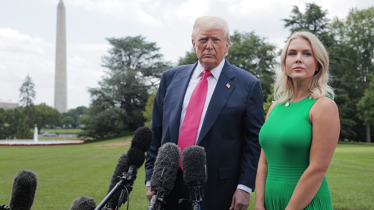 Karoline Leavitt caught in uncomfortable truth after gushing Trump resignation post 110618369 0 image a 8 1786635769495