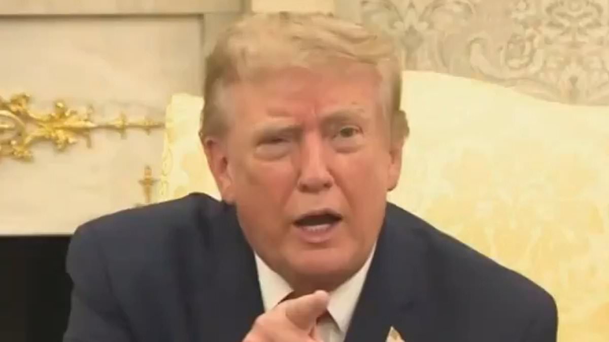 Trump explodes at CNN reporter after question about young blonde aide who wrote him besotted letters 110691565 0 image m 17 1786997061408