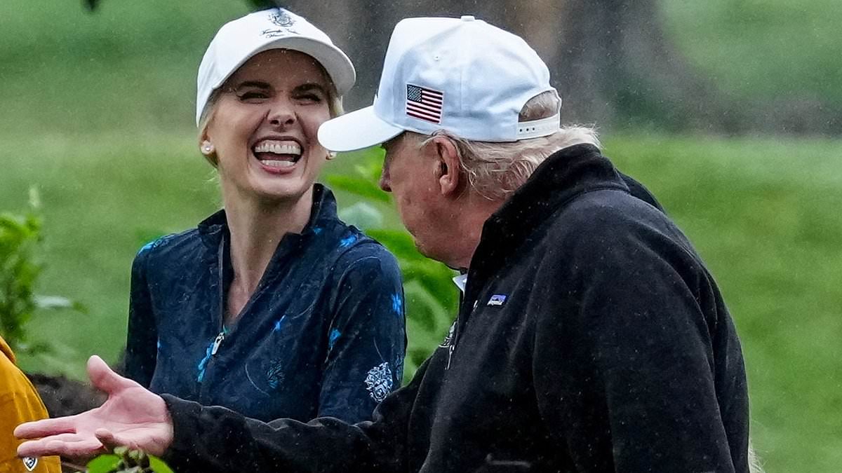 Trump makes extraordinary intervention as glamorous blonde aide's 'dangerous' secret is exposed in astonishing security leak 110729317 0 image m 12 1787228592871
