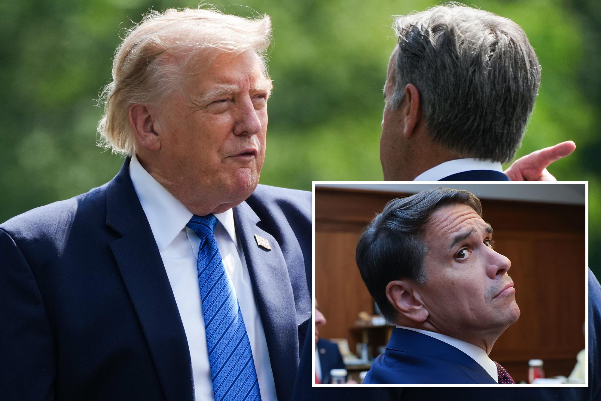 Trump reveals plan to keep Todd Blanche — even if lame duck GOP senators refuse to confirm nomination 136166813