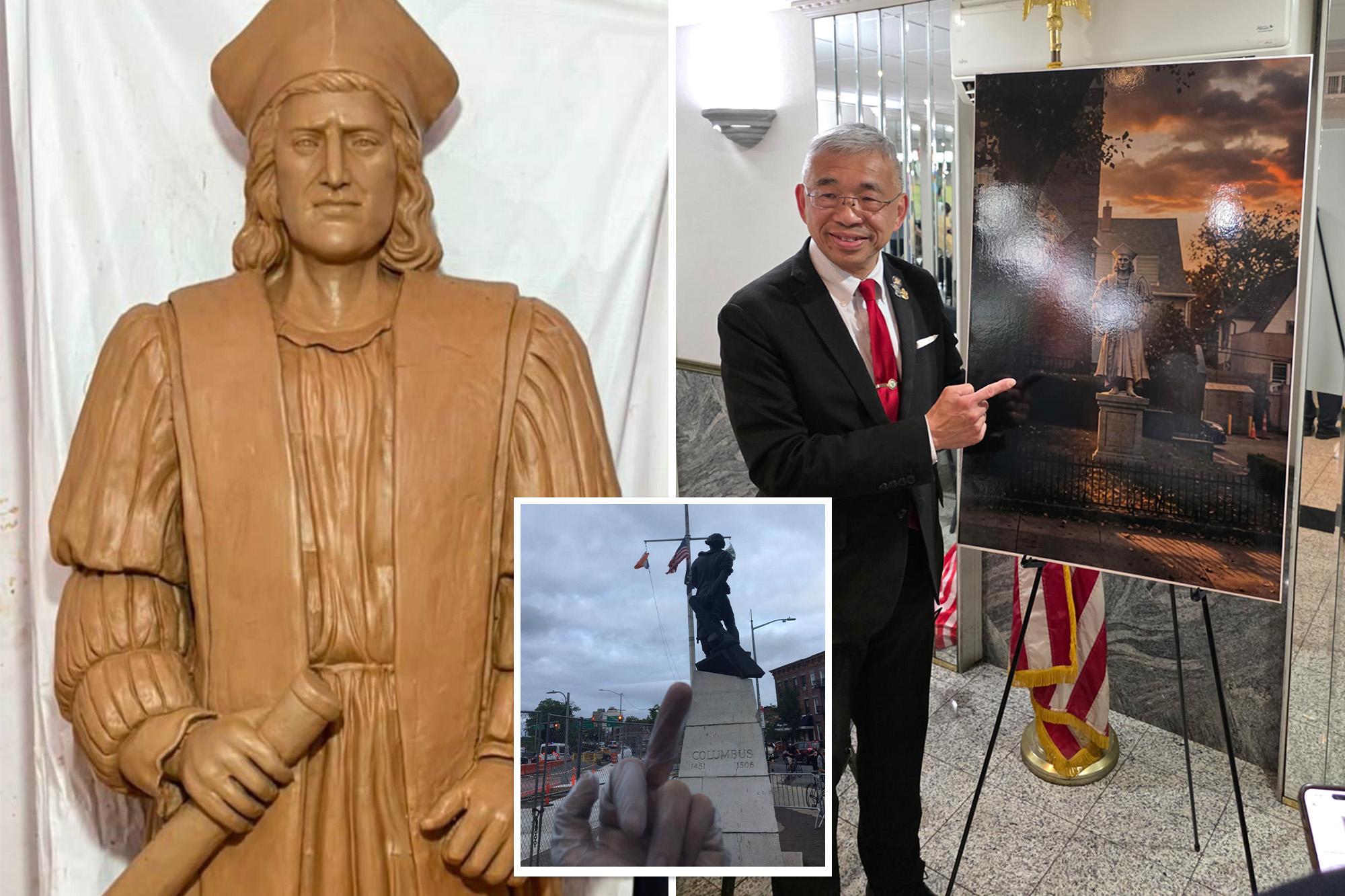 NYC to unveil new Columbus statue as group sidesteps Mamdani’s middle finger 136286703