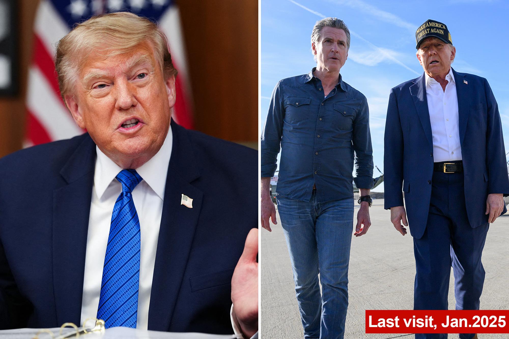 Trump to swing through California on Tuesday, Nevada on Wednesday to tout economic sucess 136298081
