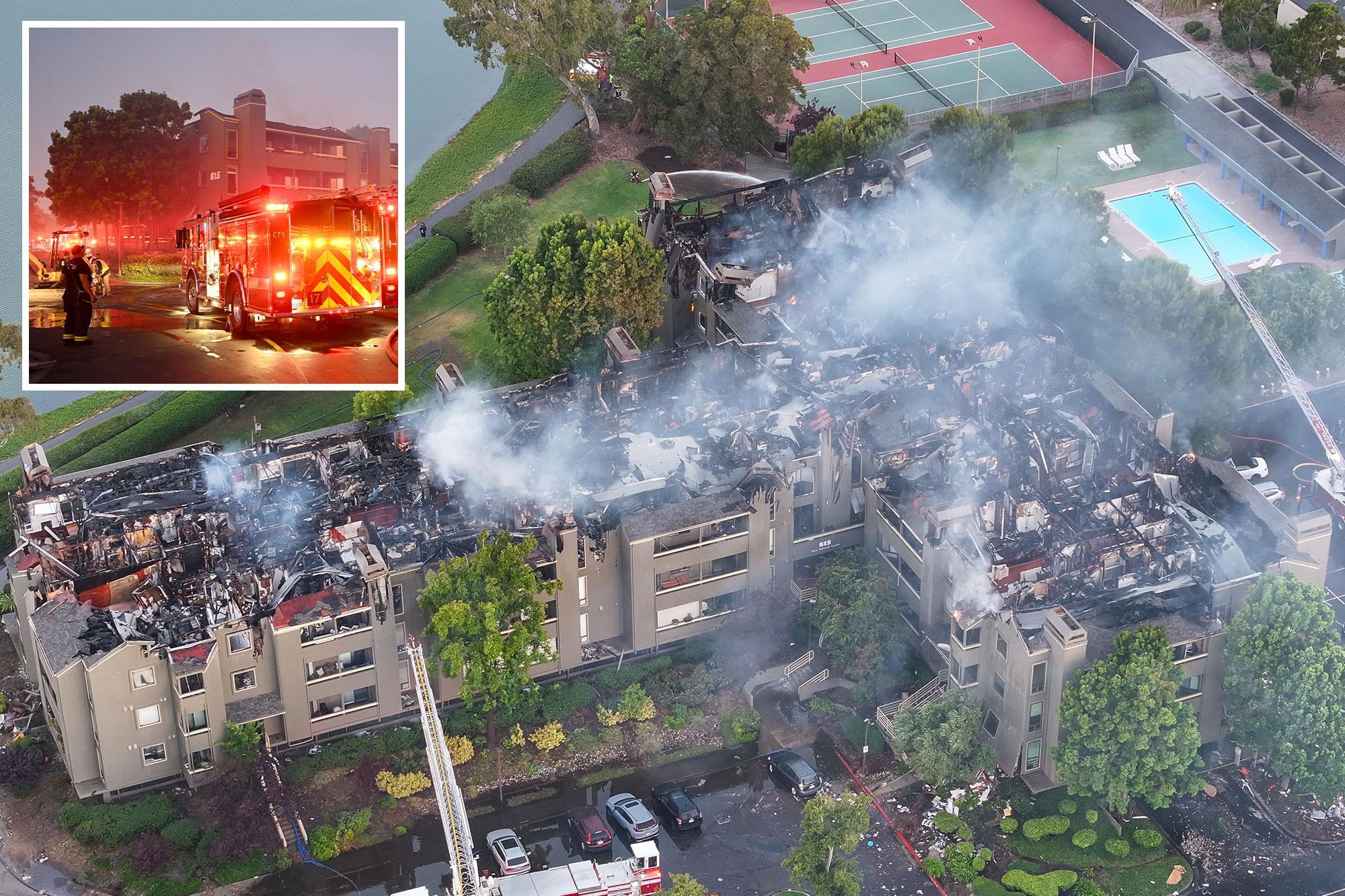 Massive apartment blaze in NorCal injures firefighters and displaces dozens 136389124 5ab23b