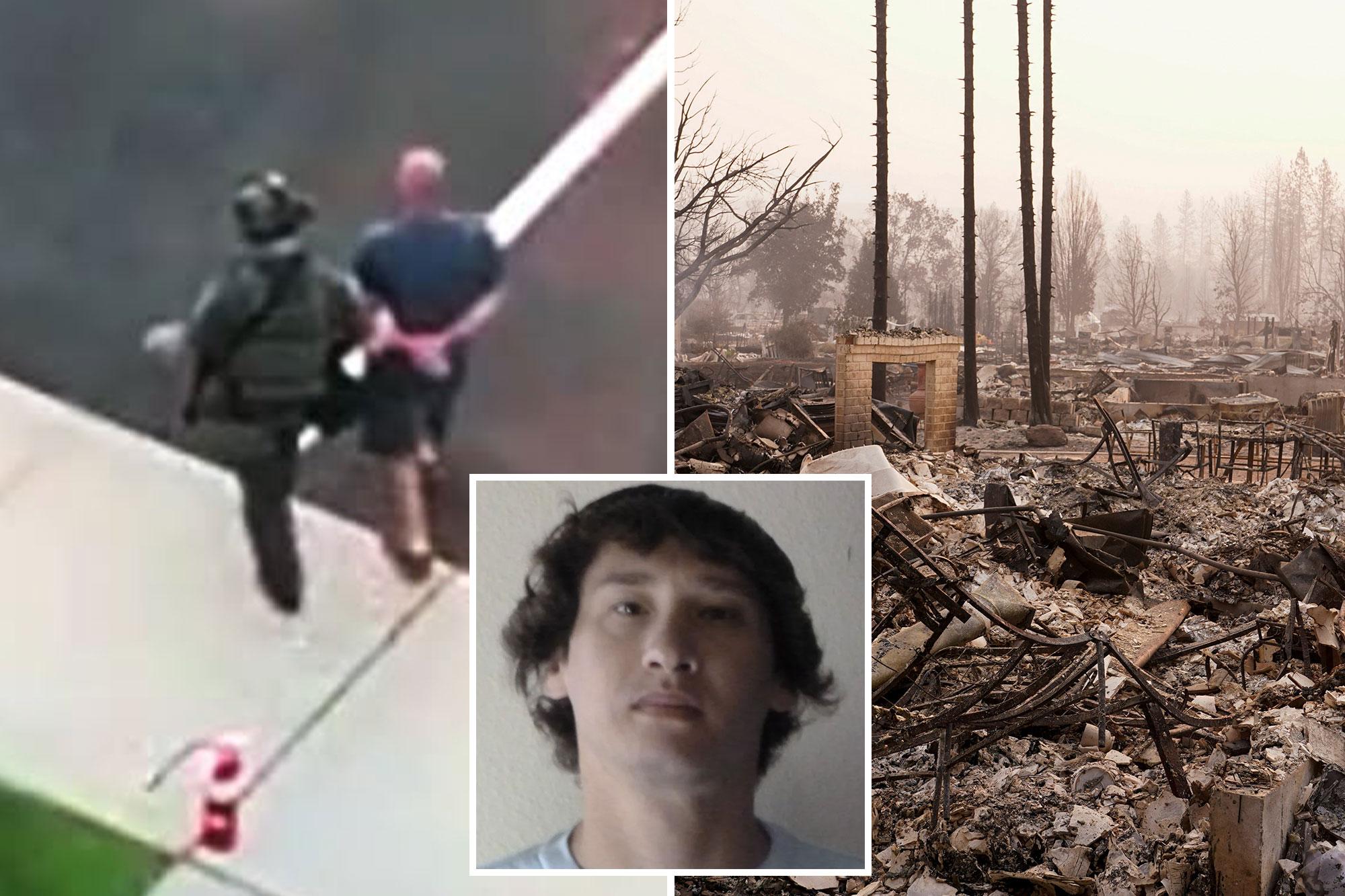 Firebug with alarming history arrested over devastating wildfire that’s leveled entire towns in WA 136447776