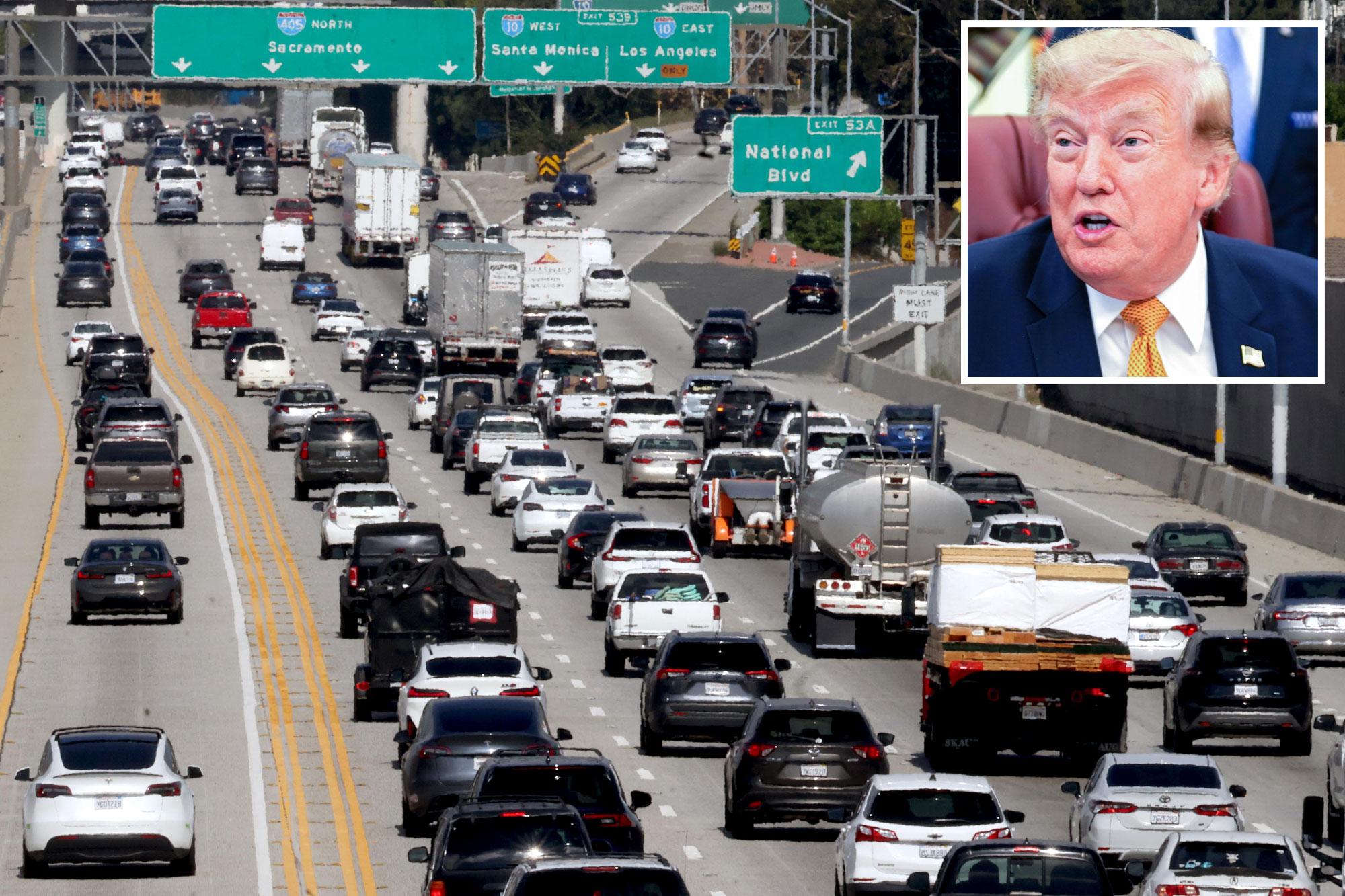 Hour-by-hour Trump’s fly-by visit to LA: Where he’s going, what he will say… and how it’ll impact the city 136453633