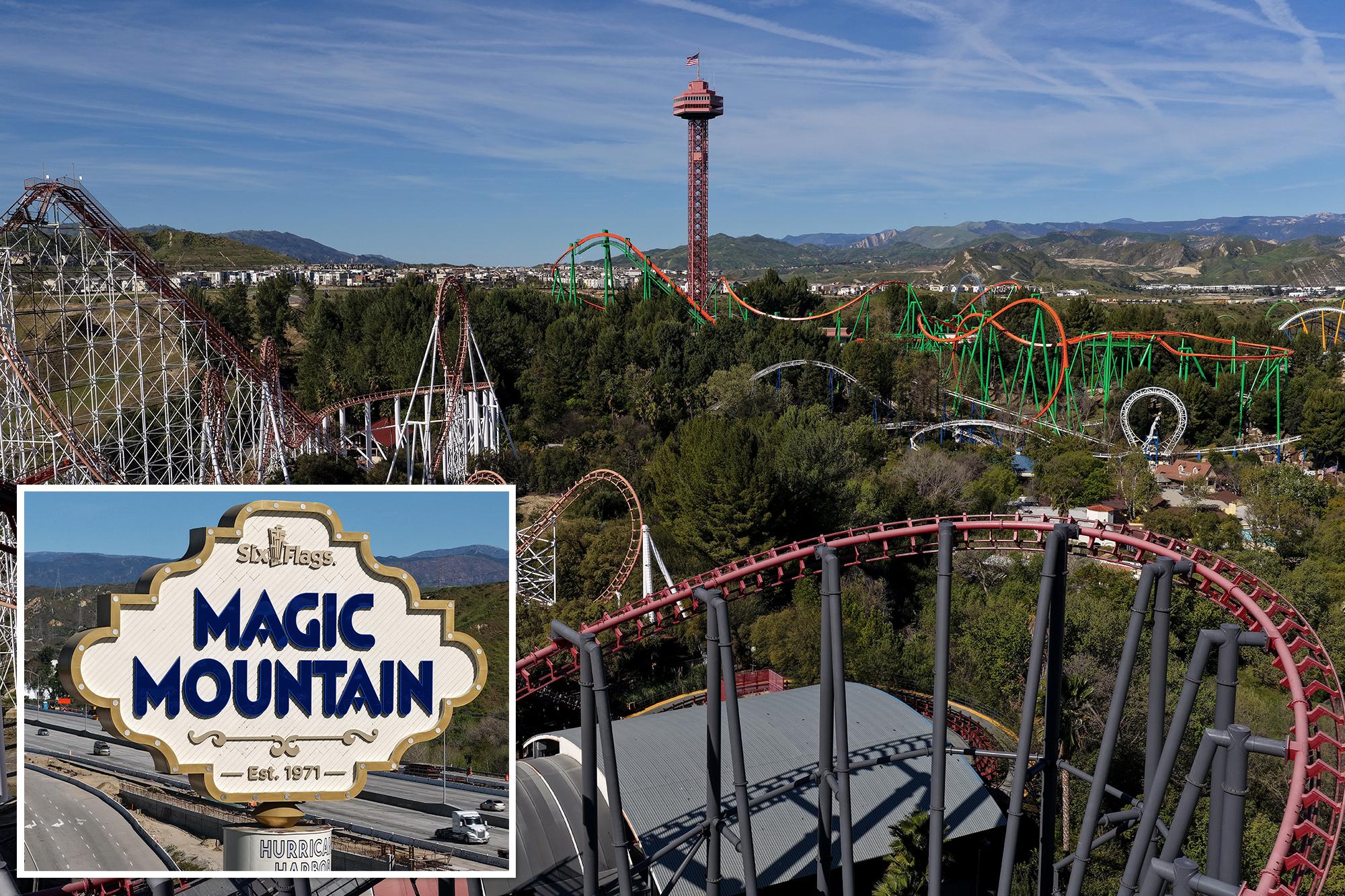 Six Flags Magic Mountain suddenly closed due to mass power outage 136565940