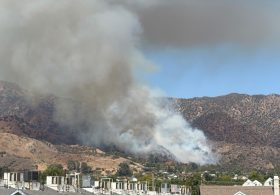 Flames roar near Burbank homes as wildfire prompts evacuation orders