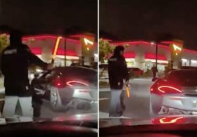 Rich kid driving souped-up McLaren goes ballistic after being turned away from Monterey In-N-Out