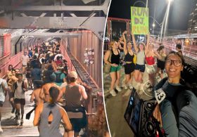 People ran back and forth across the Williamsburg Bridge 17 times for NYC’s most insane ‘marathon’ this weekend