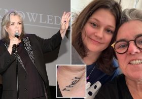 Rosie O’Donnell’s shows off woke ink to remember nonbinary child’s ‘they’ pronoun — then immediately calls teen ‘she’