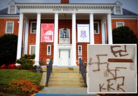 California college’s Jewish fraternity targeted by vile antisemetic vandals