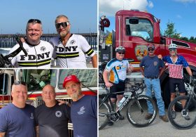 Navy veterans reunite after 30 years for ‘surreal’ cross-country bike ride honoring 9/11