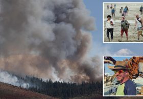 Burning Man issues warning to thousands of revelers as Nevada wildfire burns along key route to festival