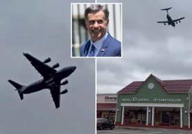 Multiple ‘doomsday planes’ spotted circling West Coast as America’s top spy takes secret trip to Russia