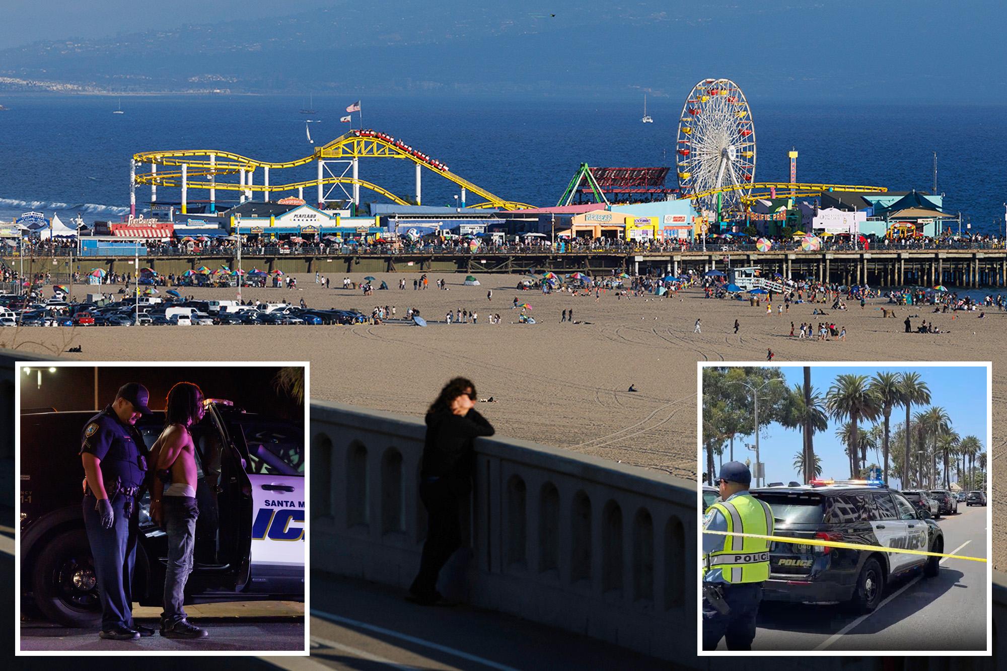 Santa Monica forced to deploy new tactics as deadly violence descends on popular tourist spot 138618650