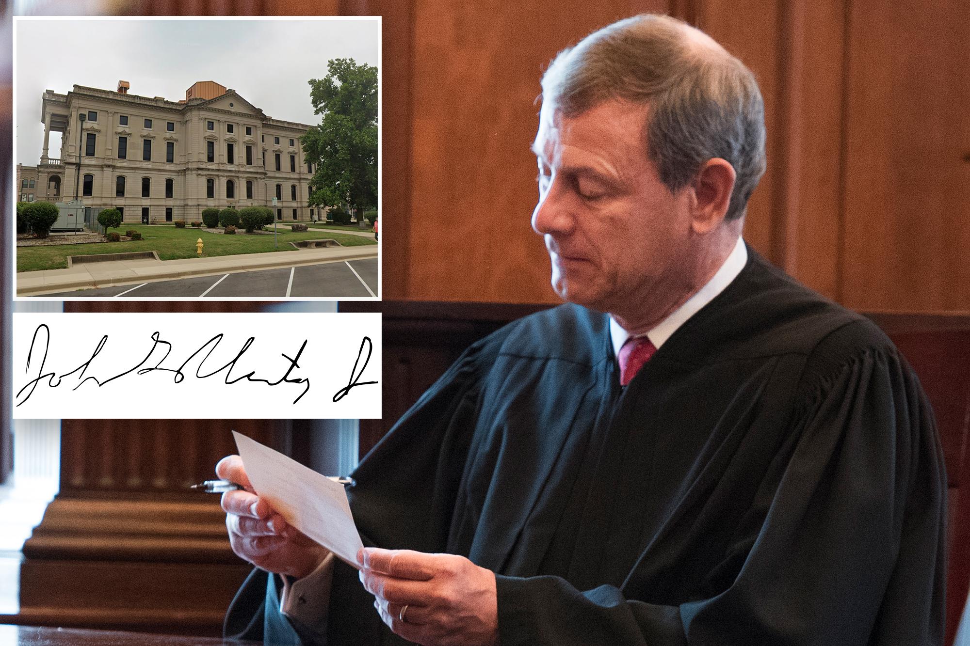 Man accused of using fake Chief Justice Roberts signature to get own criminal case dismissed 138641929