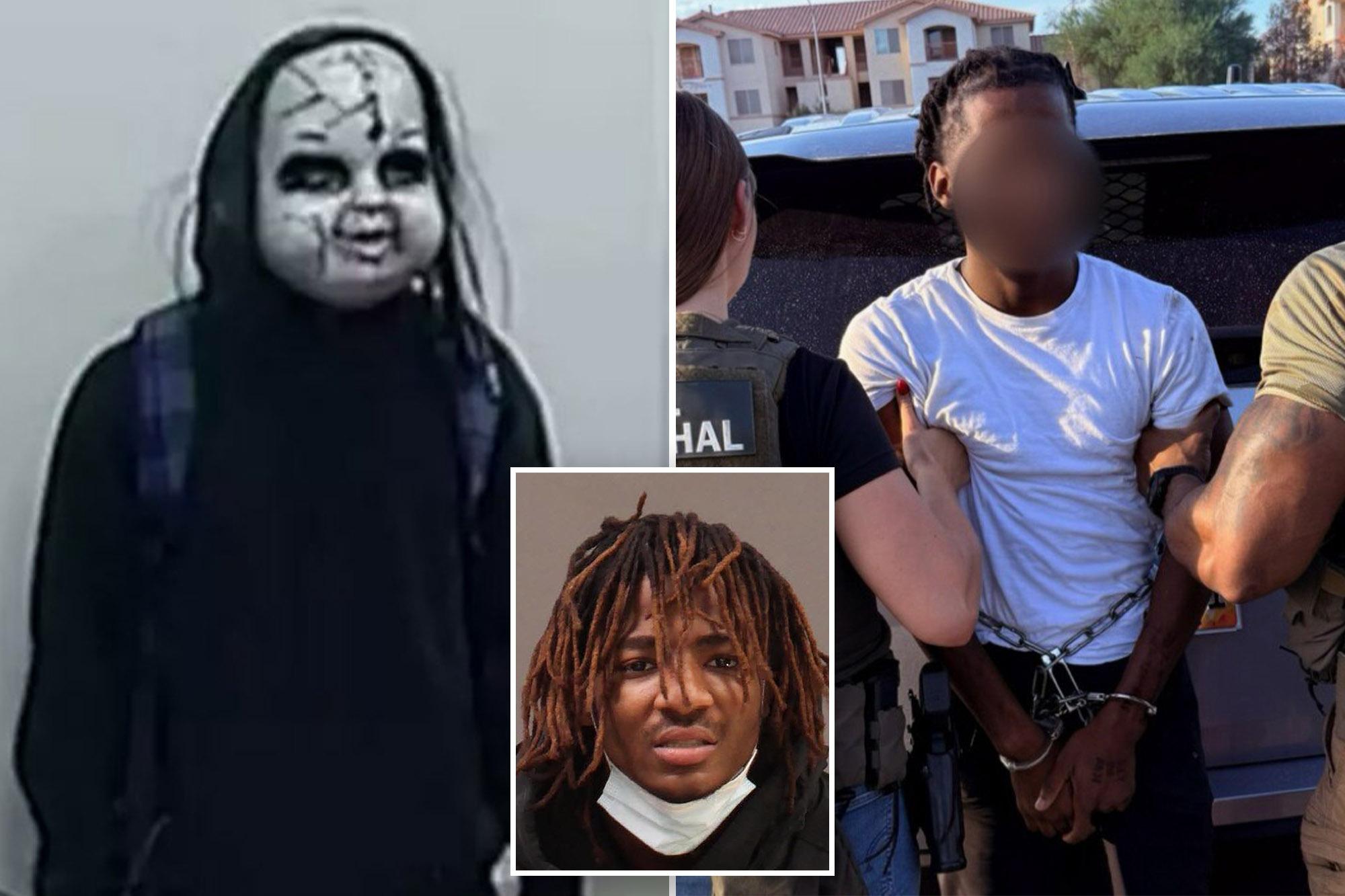 Chucky mask-wearing goon tried to free himself after being captured: ‘He was not a happy man’ 138658066