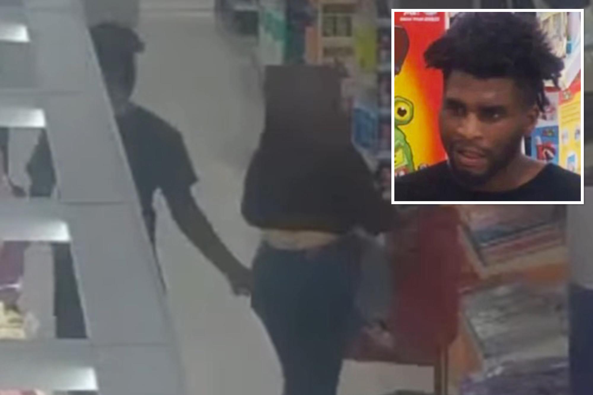 Moment perv gropes woman in California Target as cops launch manhunt 138686505