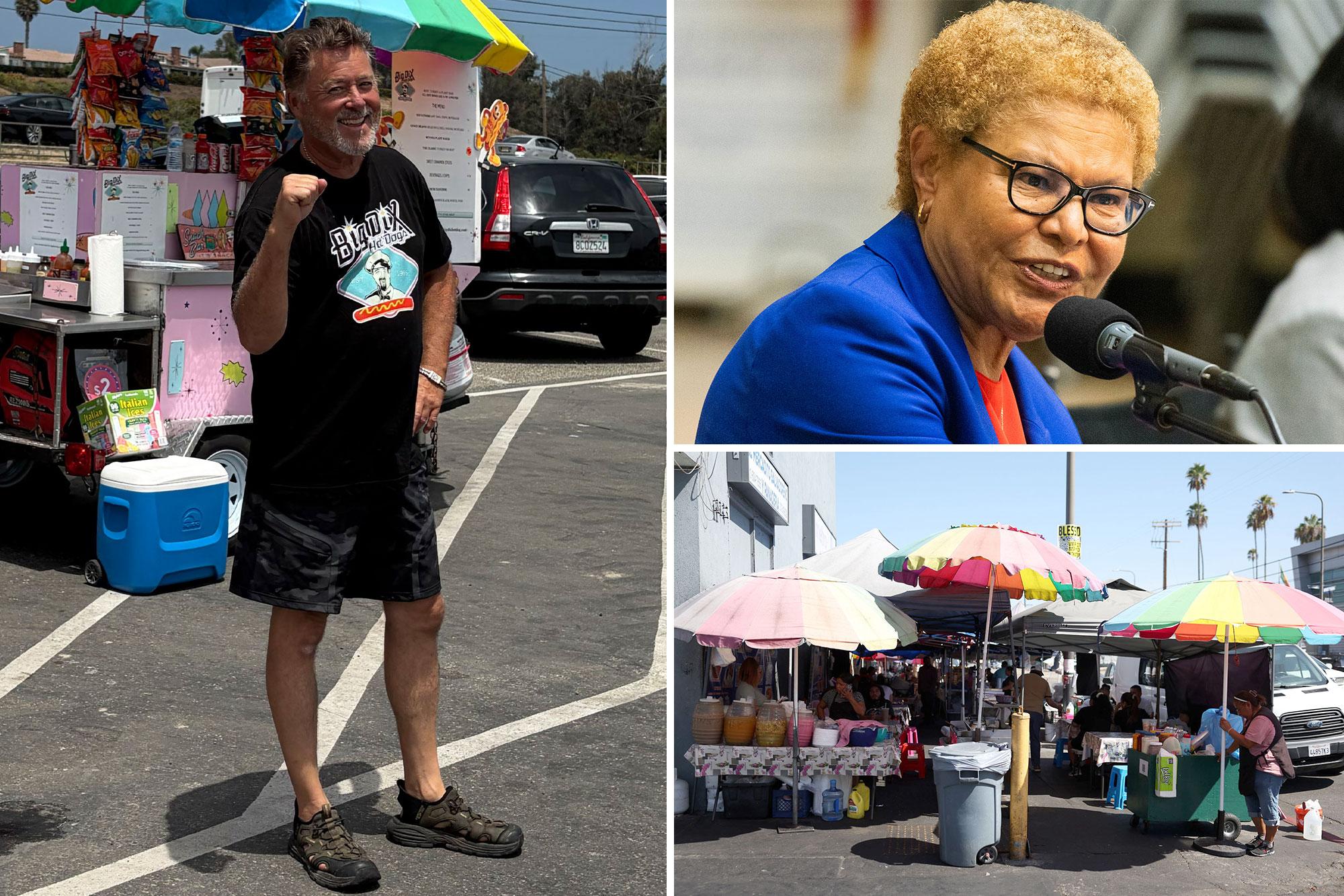 Mayor Karen Bass makes stunning move on illegal street vendors 138708972